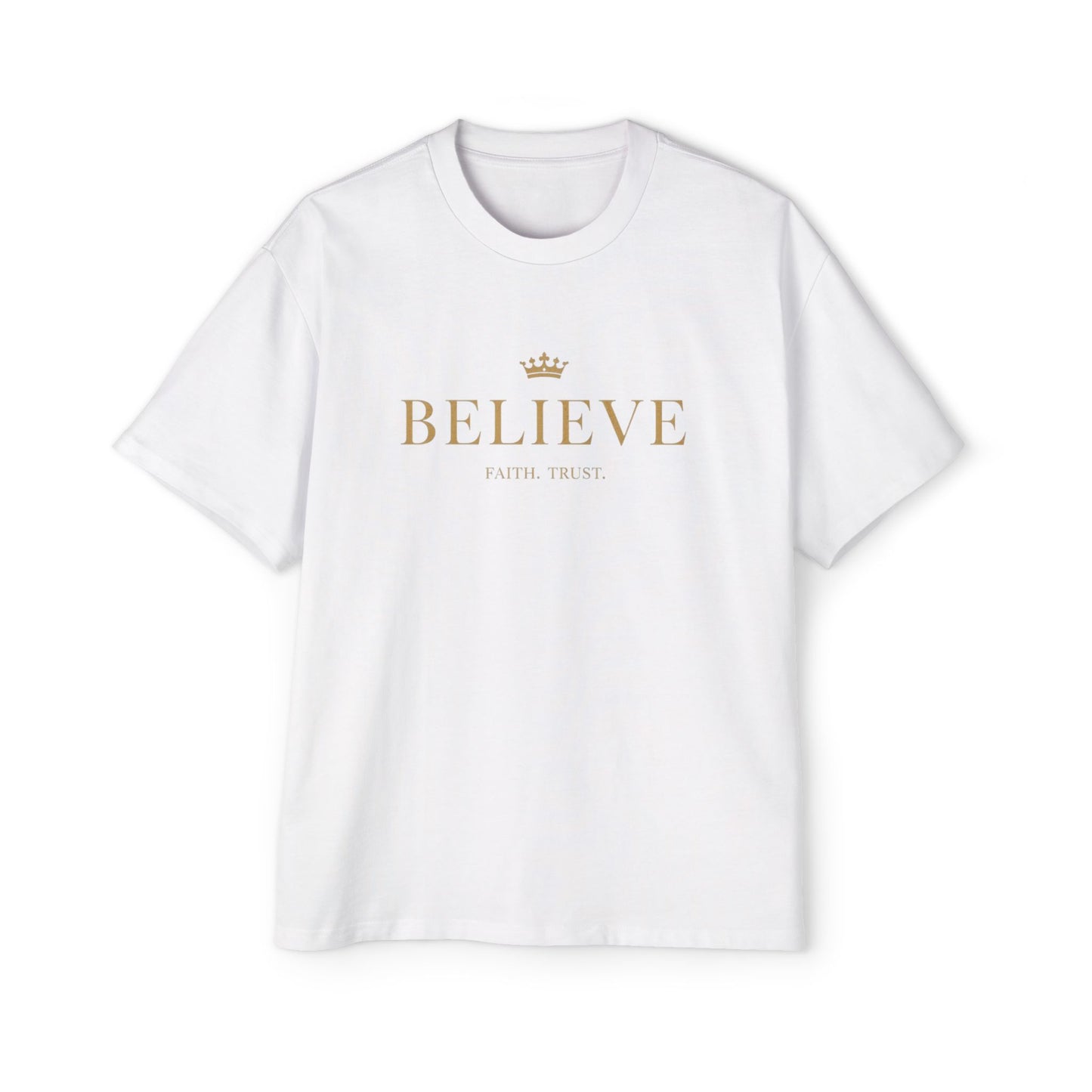 Belive Men's Heavy Oversized Tee