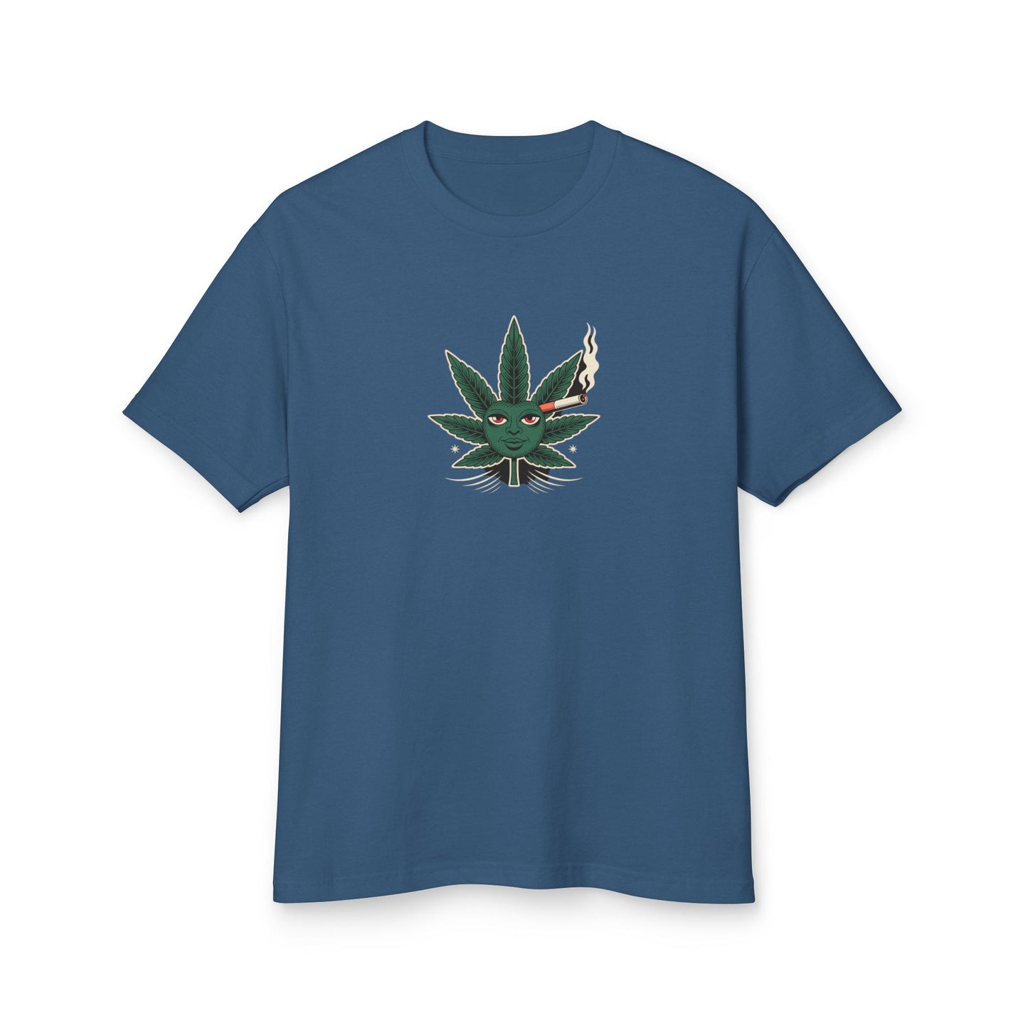 Cannabis-Themed Heavyweight Cotton Tee | Unisex