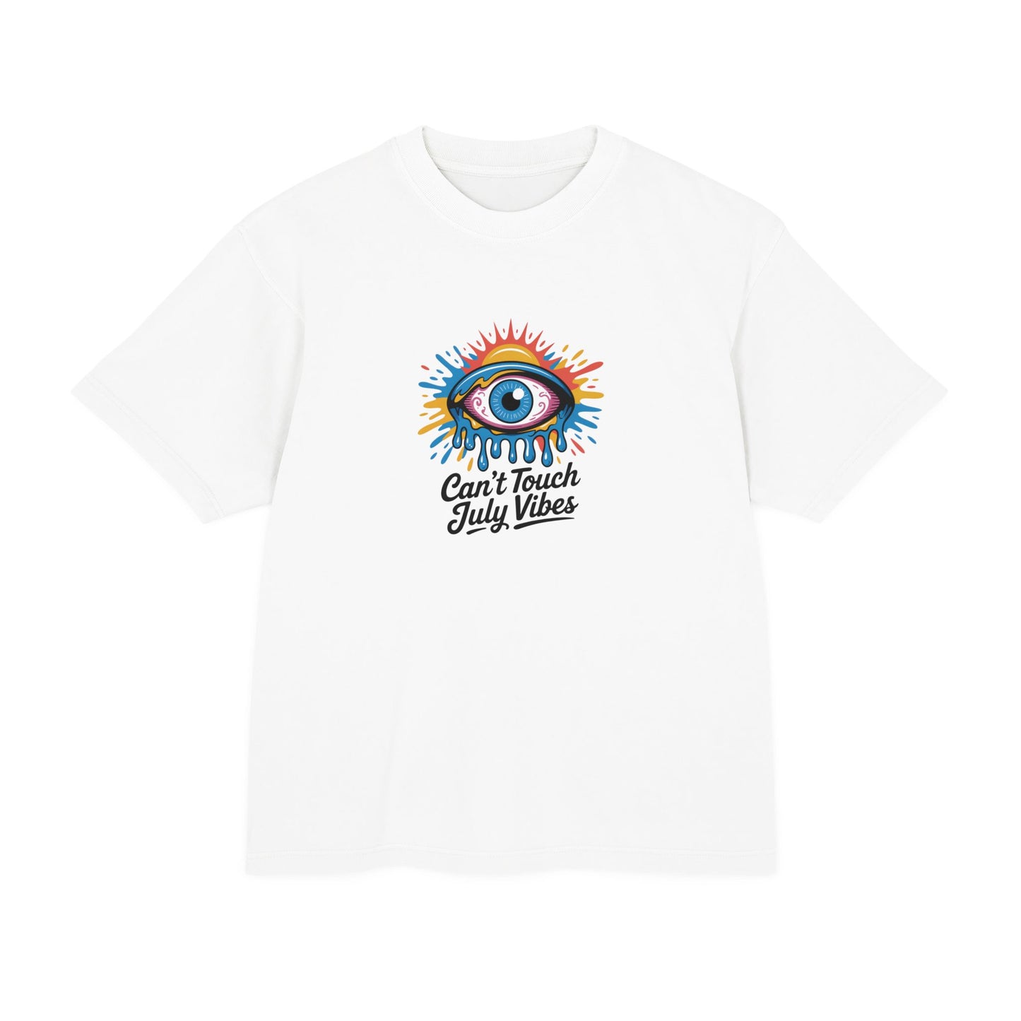 Unisex Urban Heavy Tee with Colorful Eye Design