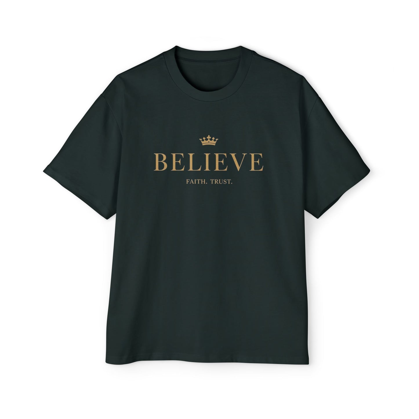 Belive Men's Heavy Oversized Tee