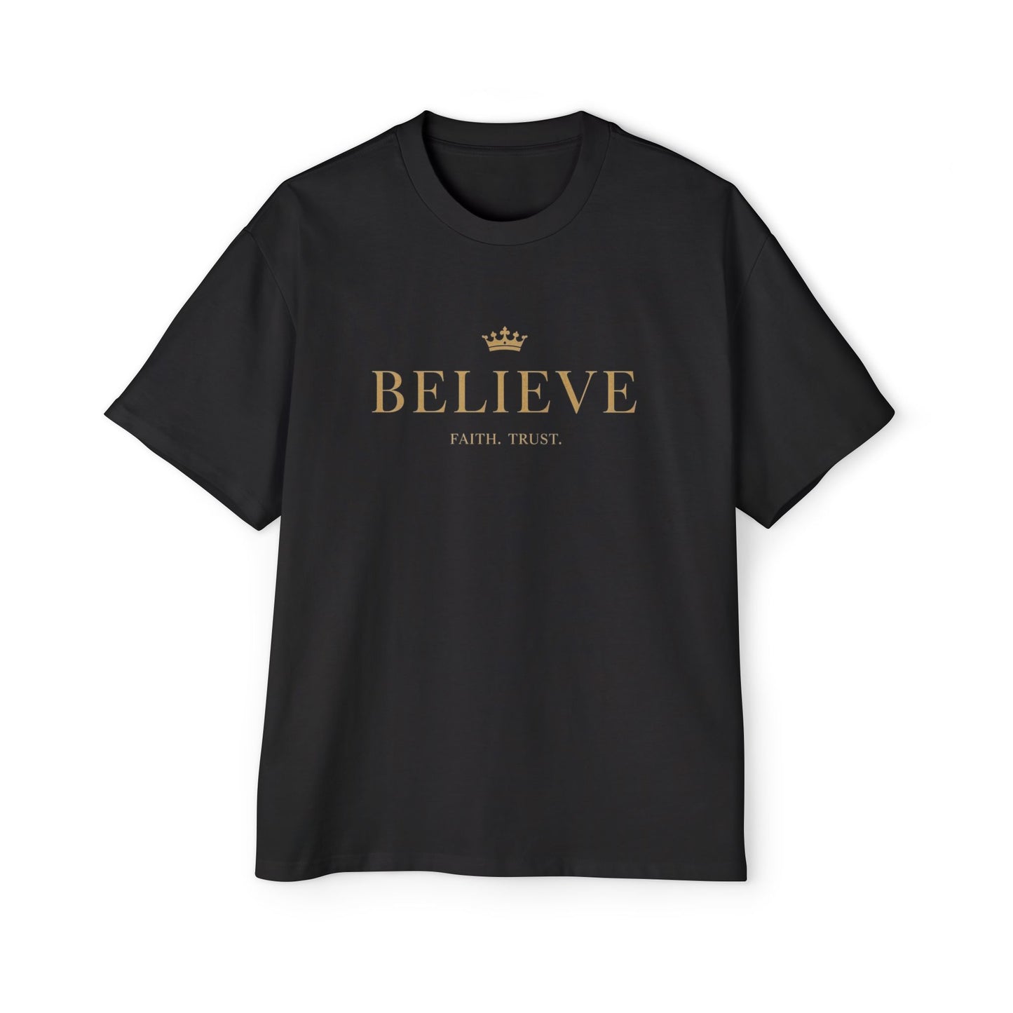 Belive Men's Heavy Oversized Tee