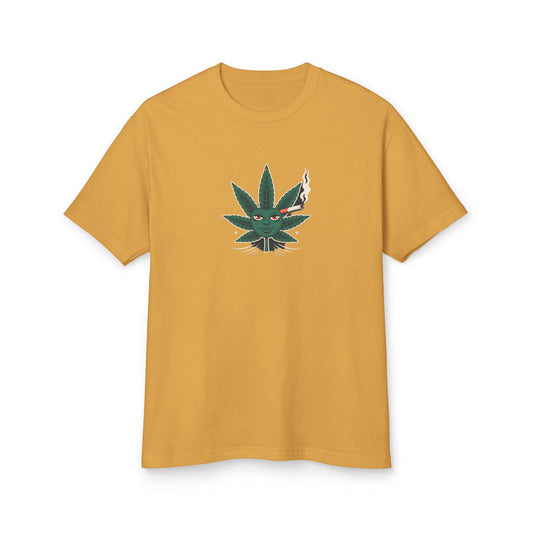 Cannabis-Themed Heavyweight Cotton Tee | Unisex
